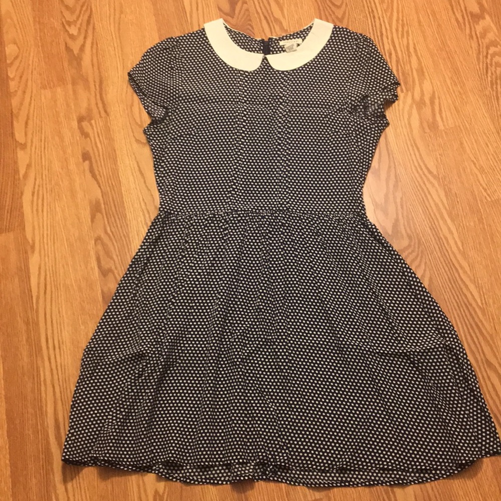 Polka dot dress with Peter Pan collar - Forever 21